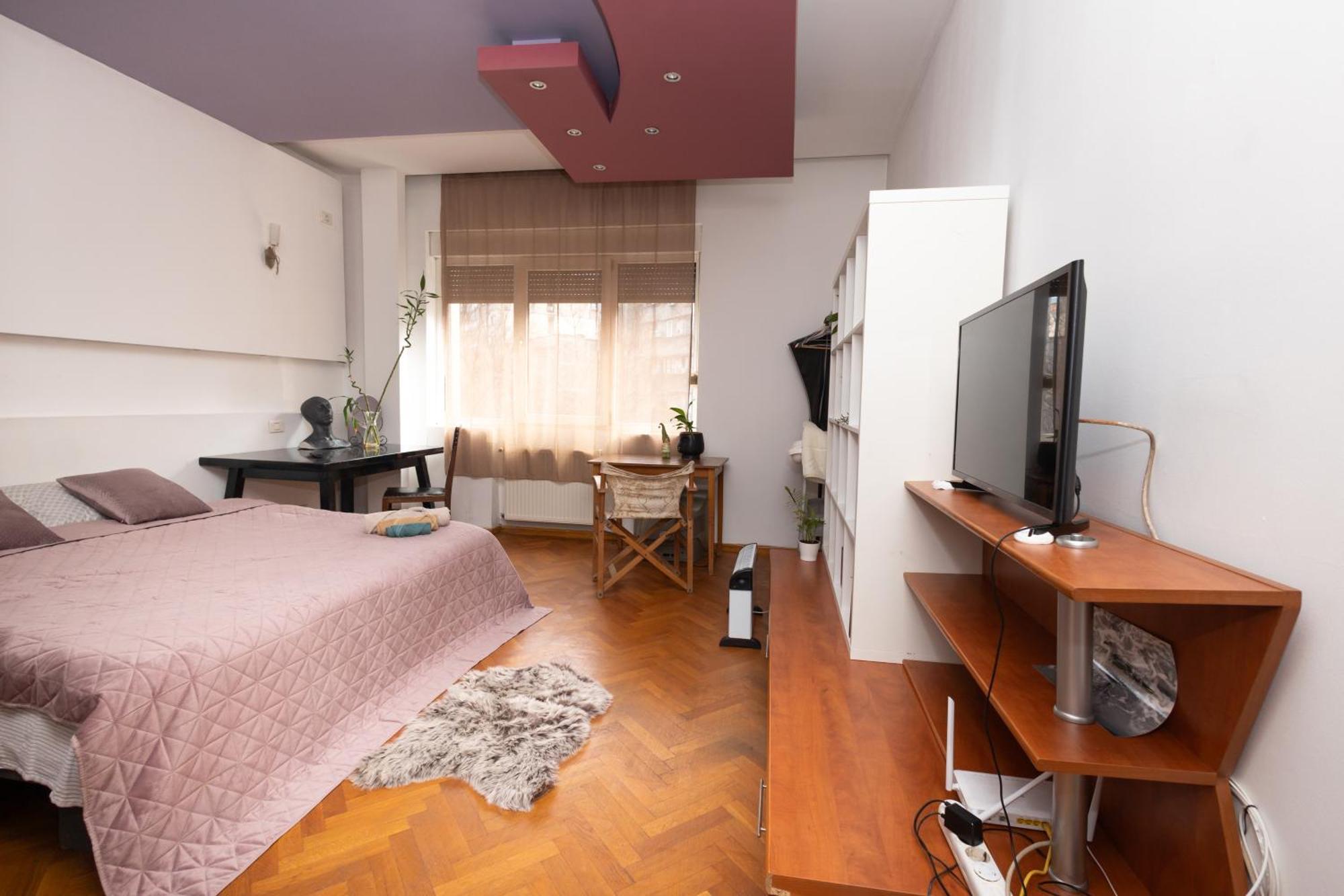 Shared Retro Vintage Luxury Apartment بوخارست المظهر الخارجي الصورة